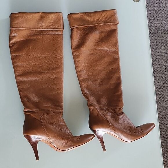 Cindy Says Couture Leather Heeled Boots - Picture 1 of 8